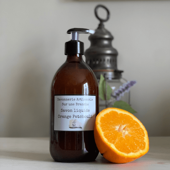 Savon Liquide Patchouli orange 500g