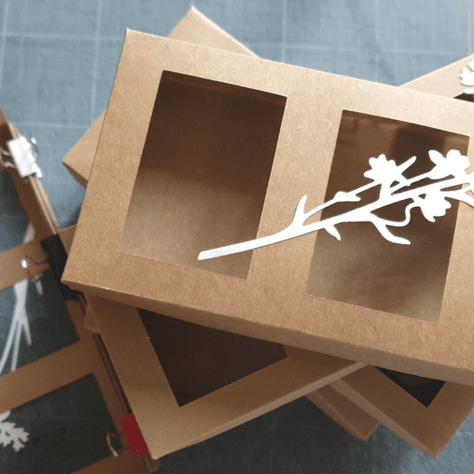 Coffret duo à personnaliser avec emplacements pour deux savons