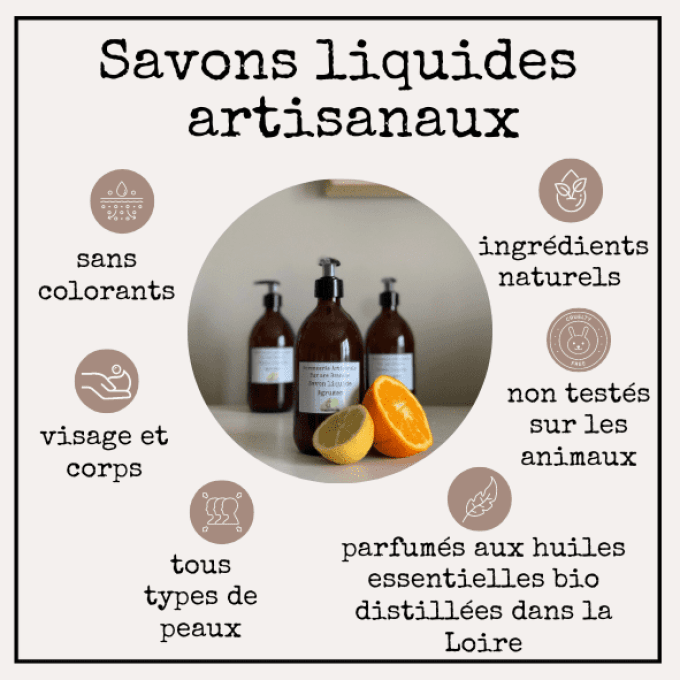 Savon Liquide Patchouli orange 500g