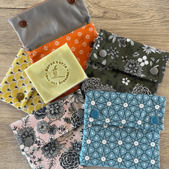 pochettes imperméables pour savon solide fabrication artisanale