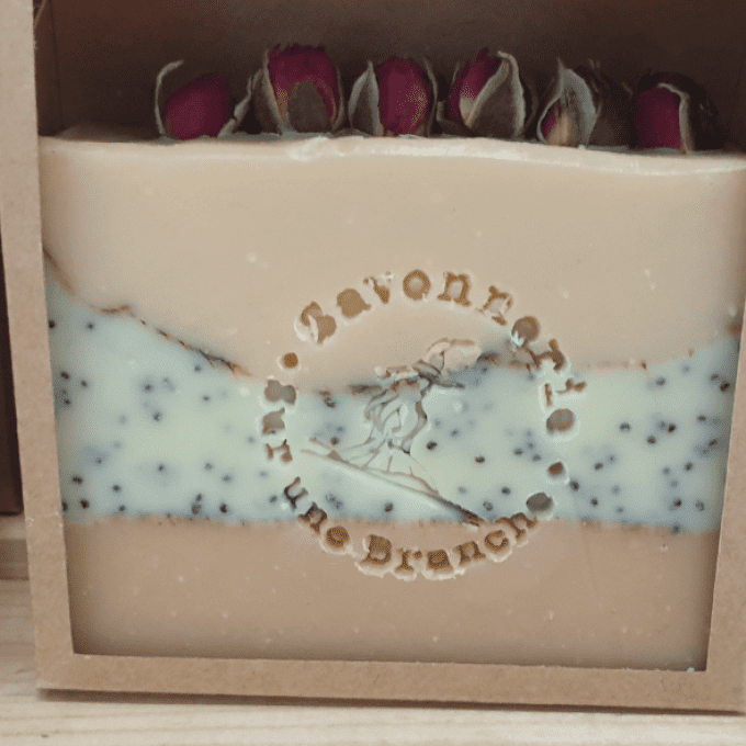 Savon Boutons de roses rouges 100g "Edition Limitée"