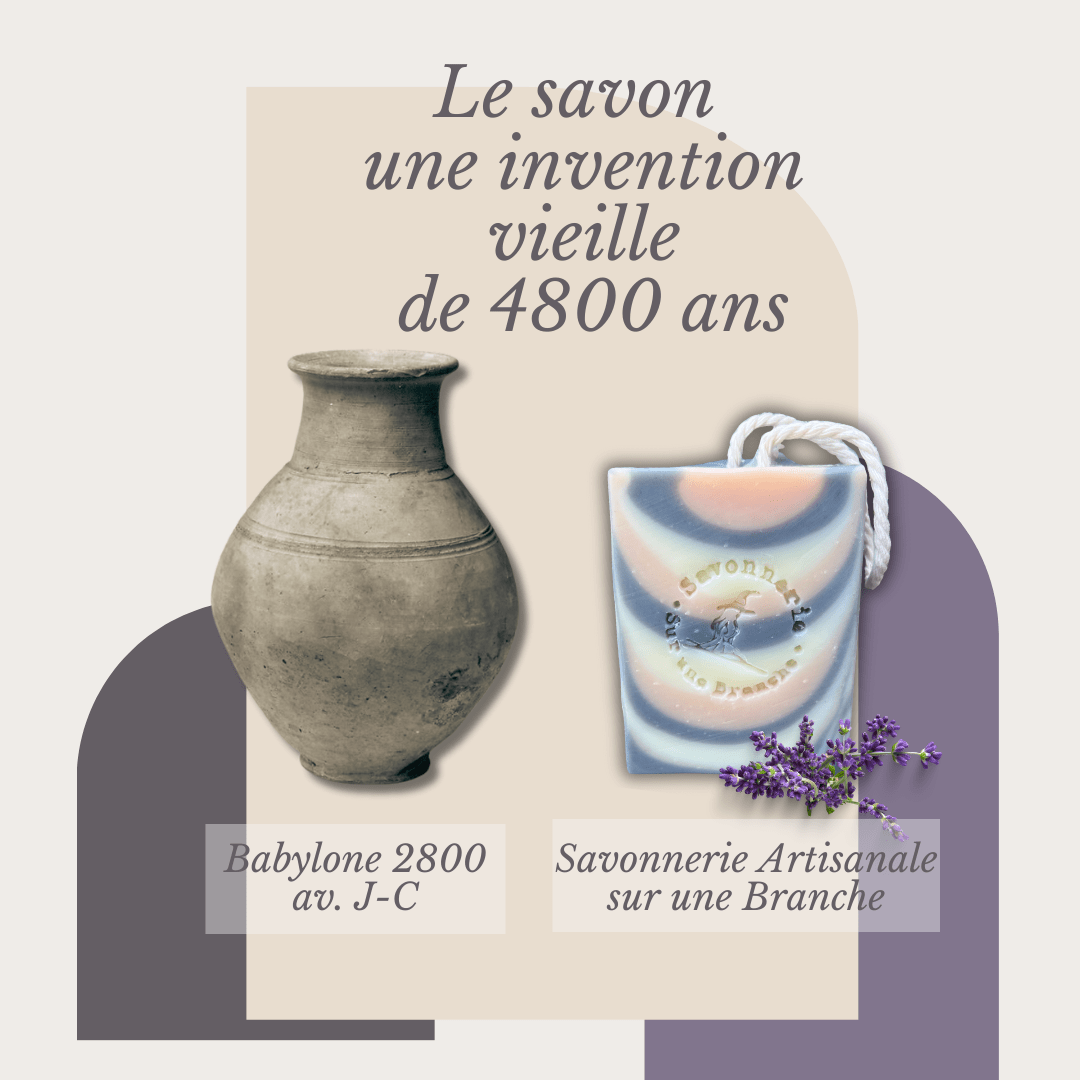Savon solide au patchouli – saponifié à froid, enrichi en huiles végétales bio, fabriqué par la Savonnerie Sur une Branche