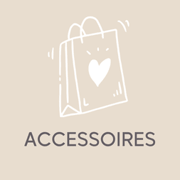 "Illustration d’un sac avec un cœur, section accessoires zéro déchet de la savonnerie artisanale" />